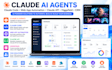 claude ai agents claude code web app automation claude API claude higgsfield crm