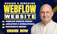 design 3d animated webflow website, webflow expert, webflow website development