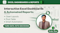 create an interactive excel dashboard and automated reports