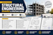 provide structural engineering drawings and structural report