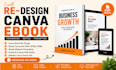 redesign canva ebook promotion ebook editing ebook conversion