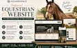 build squarespace website design equestrain website horse riding school website