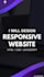 design and develop a responsive website with HTML  CSS and js