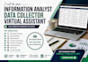 be your information analyst,data collector,virtual assistant,do compile contacts