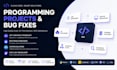 develop programming projects and fix coding issues in python, cpp, js, and PHP