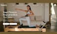 design squarespace pilates studio website fitness training website