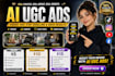 create high converting ai ugc video ads for your brand ugc ad , video ad