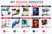 do creative trifold bifold brochure design