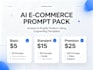 create ai ecommerce prompt templates