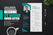 create a modern professional resume CV design