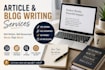write blogs and articles efficiently