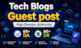 do tech link building with tech guest post