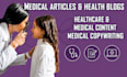 write healthcare blogs and copy