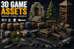 create 3d game assets and psx style low poly 3d models, unity, roblox and fivem