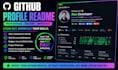 create a professional github profile readme