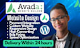 fix wordpress avada design avada theme redesign avada optimize website jetform
