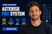 install freepbx asterisk pbx, multi level ivr, did routing, webrtc softphone app