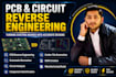 reverse engineer pcb, recreate schematic and electronic circuits