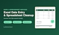 excel data entry, spreadsheet cleanup and web research
