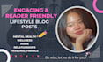 write well researched blog posts for you
