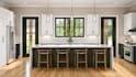 custom kitchen and cabinetry designs with floor plans, elevations, and 3d render