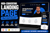 build an animated or 3d landing page website for your brand