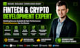 develop a secure fintech app, crypto wallet app, payment app, blockchain payment