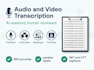 transcribe your podcast with speaker labels