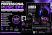 design a music epk  that gets artists booked