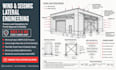 provide wind load analysis, seismic analysis and asce 7 calculations
