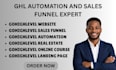 setup gohighlevel automation, and sales funnel website