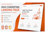 design and develop a responsive landing page