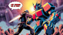 create dynamic retro comic book illustrations
