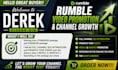 do organic rumble video promotion rumble channel promotion