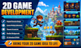 develop professional 2d unity games for android, ios, PC, and webgl