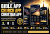 develop bible app, prayer app, church logo design, christian app, mobile app