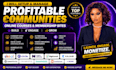 setup, manage online course or community on skool, circle, or mighty network