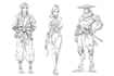 sketch any character in any way
