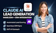 build a claude ai lead generation agent with make com and crm integration