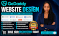 develop professional godaddy website design redesign godaddy website development