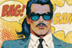 draw in comic style and retro colors