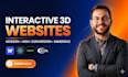 build gsap animation, webgl, threejs, interactive 3d website, landing page react