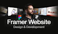 design and develop your website in framer