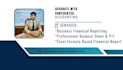 prepare financial statement and income statement