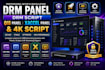 setup drm panel, drm script, o11 panel, xaccel panel, and 4k script