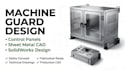 design machine guard control panel sheet metal product design solidworks