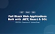 build full stack web applications using net react and sql