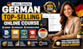 write german online course content, course curriculum