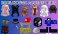 create detailed roblox ugc accessories layered clothing hair necklace for roblox
