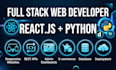 build a react and python full stack web application